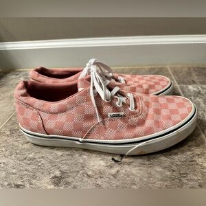 Vans Rose Checkered Lace-Up Shoes